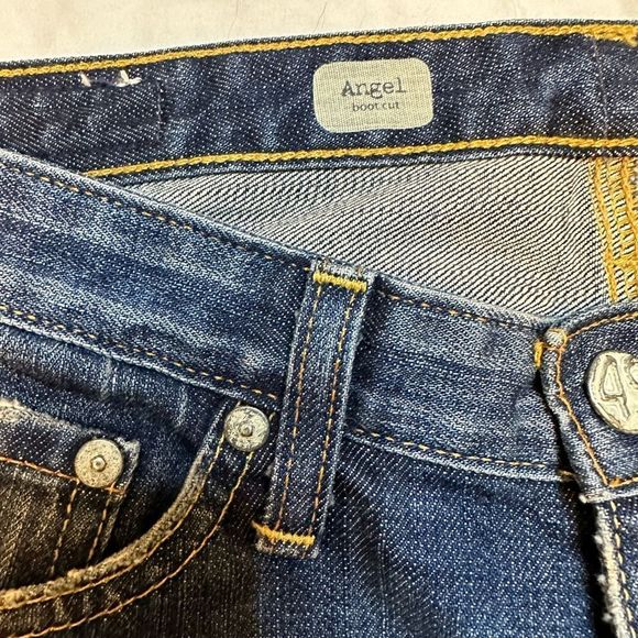 AG Anriano Goldschmied NWT womens Jeans Angel bootcut Dark wash size 26R - Picture 3 of 15